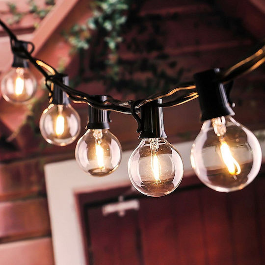 Forever Light Bulb LED Bulbs 0.5W for Socket E12 and Shape G40 Warm White 30lm 6pcs