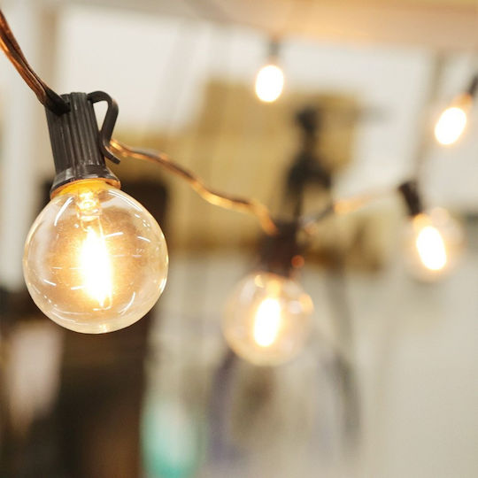 Forever Light Bulb LED Bulbs 0.5W for Socket E12 and Shape G40 Warm White 30lm 6pcs