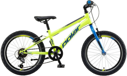 Aurelia 20" Παιδικό Mountain Bike 6 Ταχυτήτων Κίτρινο