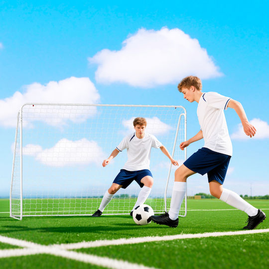 Games & Training Durable UV Resistant Ground Anchors Football Goal 301x120x200cm
