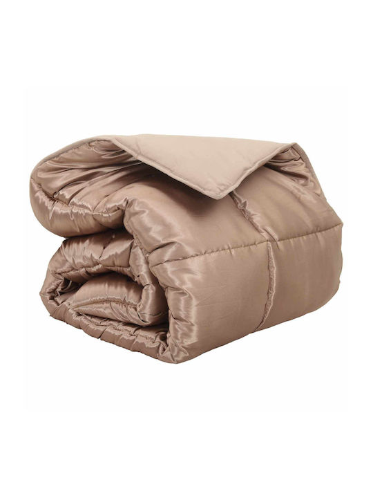 vidaXL Duvet Cover Queen 220x155 Gold
