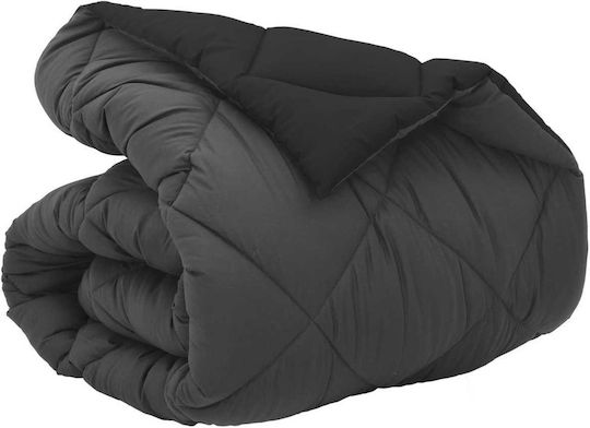 vidaXL Husă de Pilotă Single 135x200 Black, Anthracite
