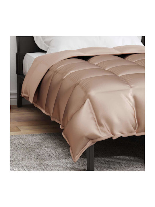 vidaXL Duvet Cover Double 200x155 Gold