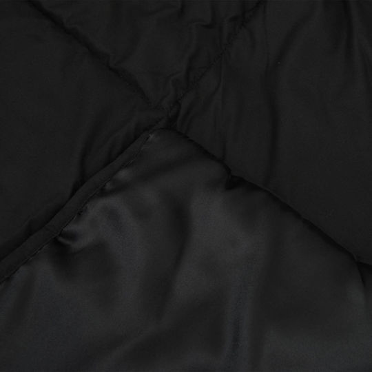 vidaXL Double Bed Blanket 220x240 cm Black