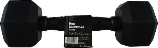Zipro Sechseck Gummi Kurzhantel 1 x 2,5kg