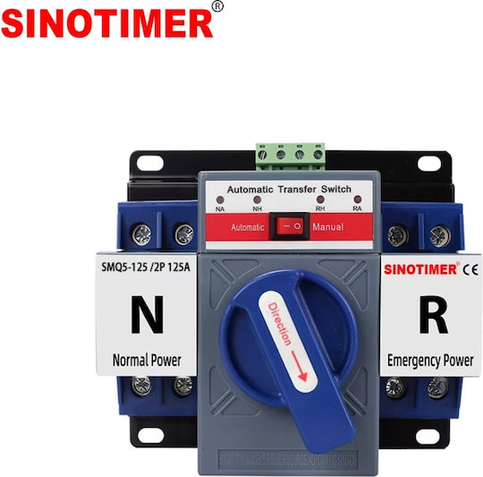 Sinotimer Zweipolig Umstellung Schienenumschalter 230V 125A