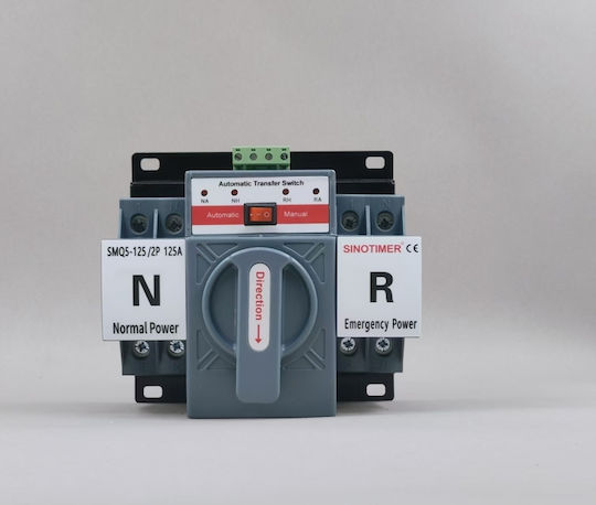 Sinotimer Zweipolig Umstellung Schienenumschalter 230V 125A