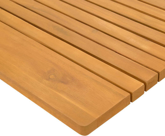 vidaXL Covoraș de Baie din Lemn 42025263 Maro 59x40cm