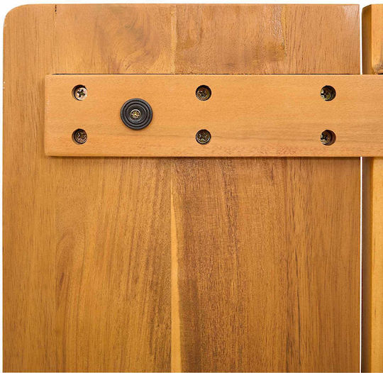 vidaXL Bath Mat Wooden 42025263 Coffee 59x40cm