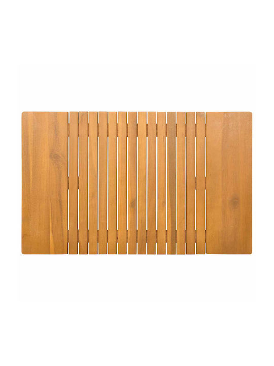 vidaXL Bath Mat Wooden 42025264 Coffee 59x40cm
