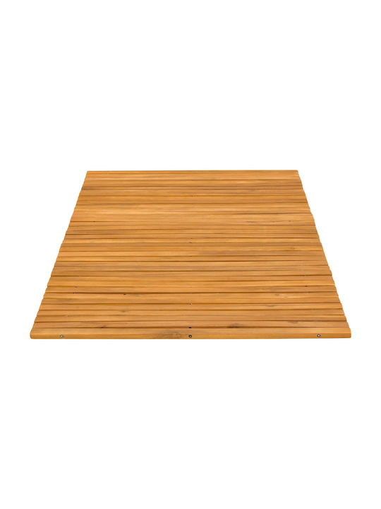 vidaXL Bath Mat Wooden 42025253 Coffee 100x60cm