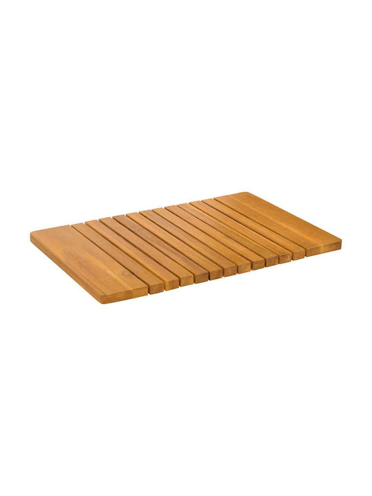 vidaXL Bath Mat Wooden 42025262 Coffee 59x40cm