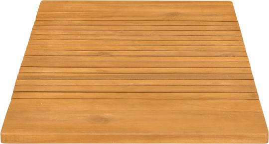 vidaXL Bath Mat Wooden 42025264 Coffee 59x40cm