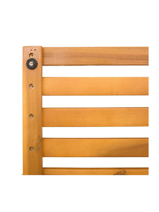 vidaXL Non-Slip Bath Mat Wooden 42025259 Coffee 100x53cm