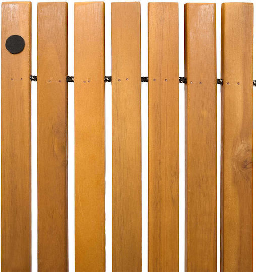 vidaXL Bath Mat Wooden 42025251 Coffee 60x40cm