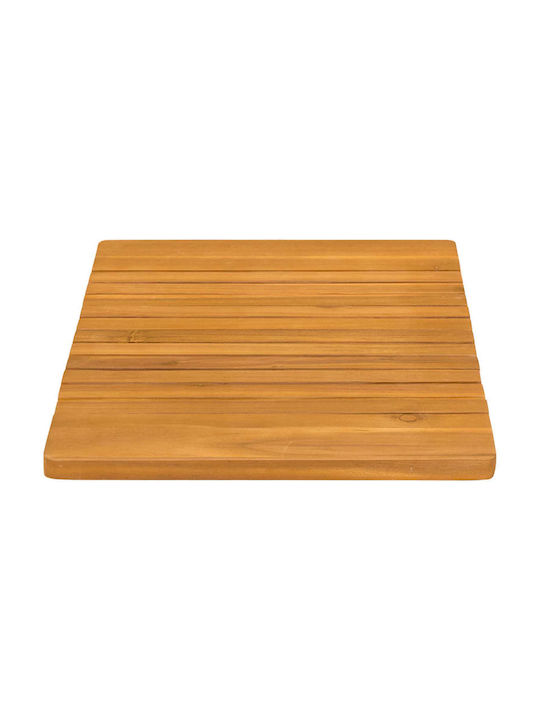 vidaXL Bath Mat Wooden 42025262 Coffee 59x40cm