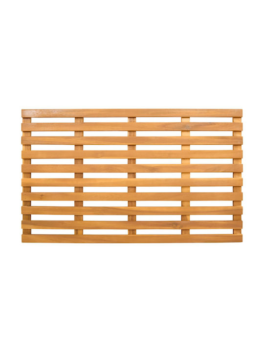 vidaXL Non-Slip Bath Mat Wooden 42025260 Coffee 100x53cm