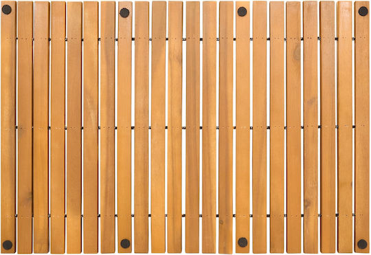vidaXL Bath Mat Wooden 42025251 Coffee 60x40cm