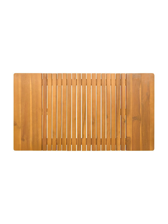vidaXL Bath Mat Wooden 42025265 Coffee 100x55cm