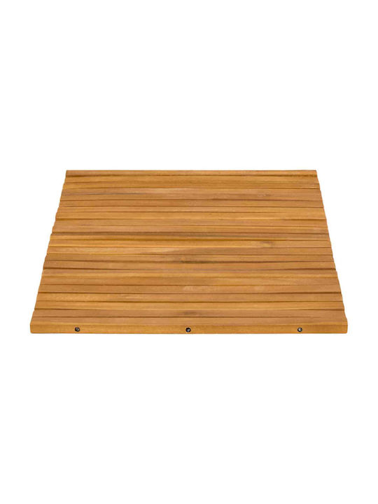 vidaXL Bath Mat Wooden 42025251 Coffee 60x40cm