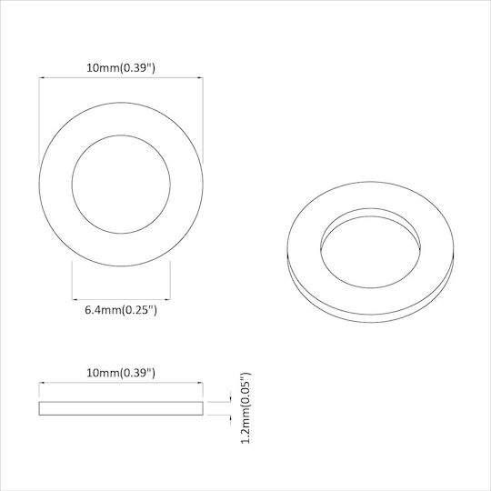 vidaXL Waschmaschine Anti-Loose 2Stück