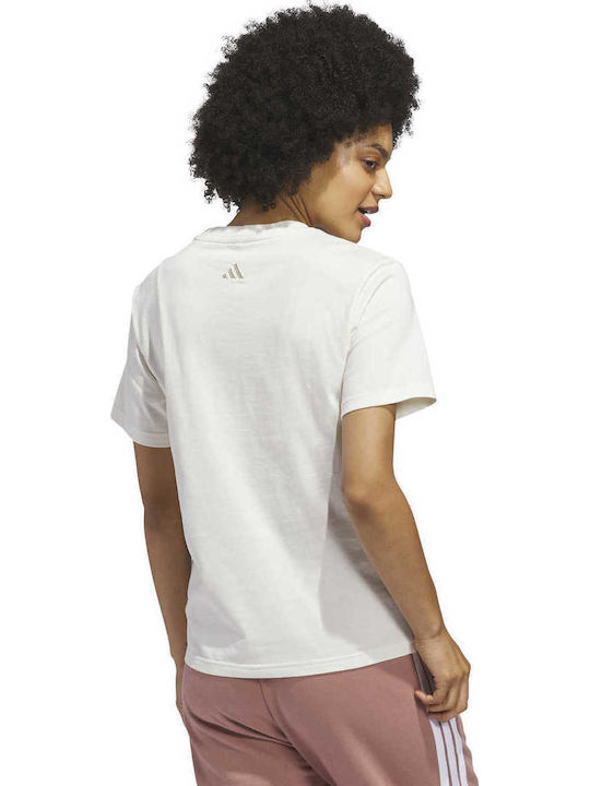 adidas T-Shirt Μπεζ