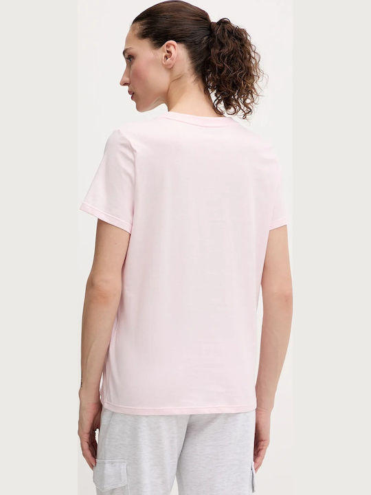 Women's Blouse Short Sleeve Pink