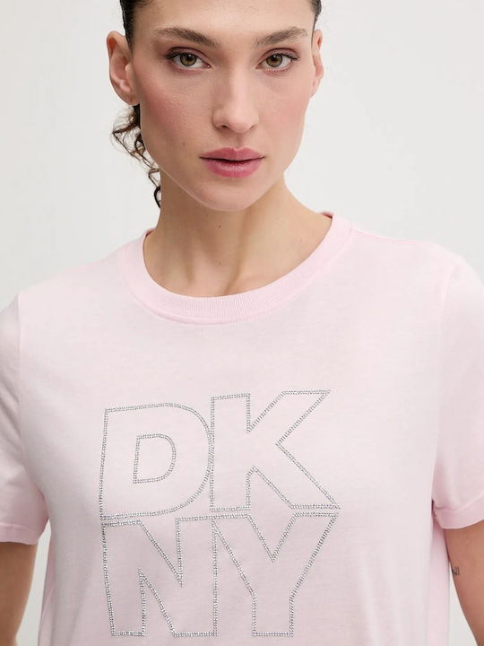 Women's Blouse Short Sleeve Pink