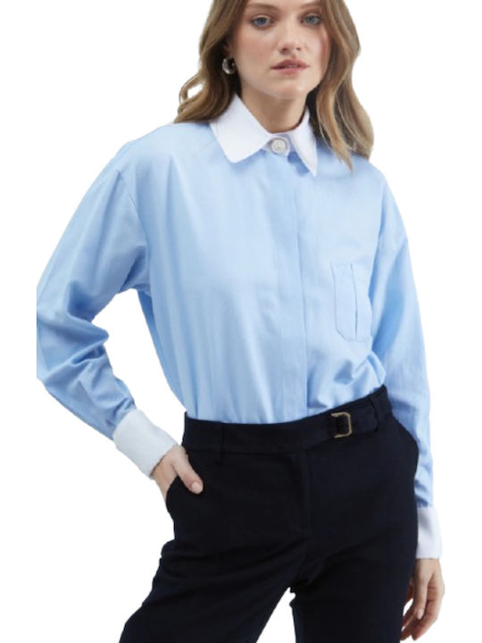 Women's Capri Chino Trousers Navy