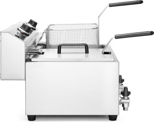 Hendi Elektrische Fritteuse Doppel 7kW Kapazität 2x8lt 60.5x51.5x34.5cm