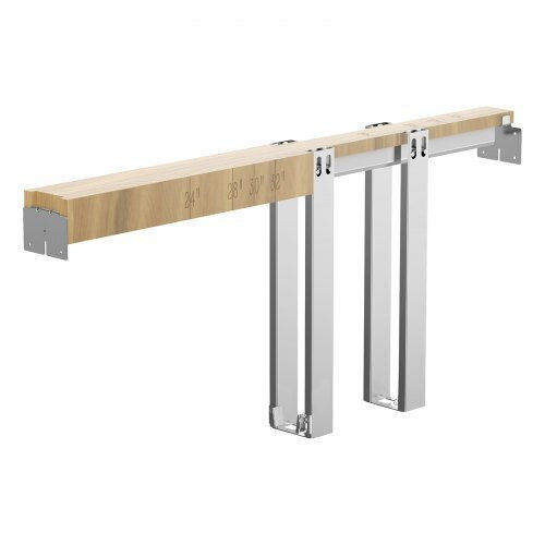 Vevor Sliding Door Mechanism 203.2cm Brown
