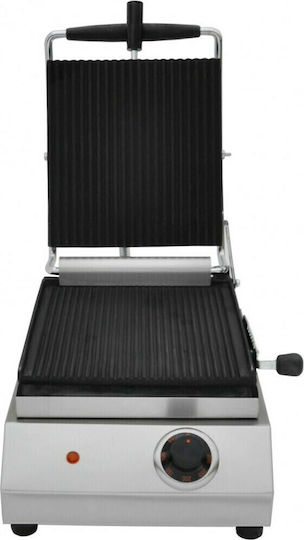TzeTHan Τ302 ECO Commercial Sandwich Maker with Cast iron Ribbed Top and Ribbed Bottom 1600W