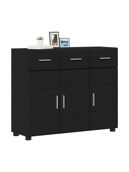 Bufet Negru 88.5x30.5x73cm