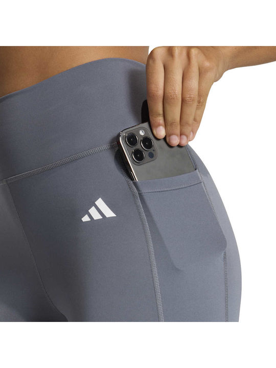 Colanti de femei Capri Colanti Talie inalta Gray