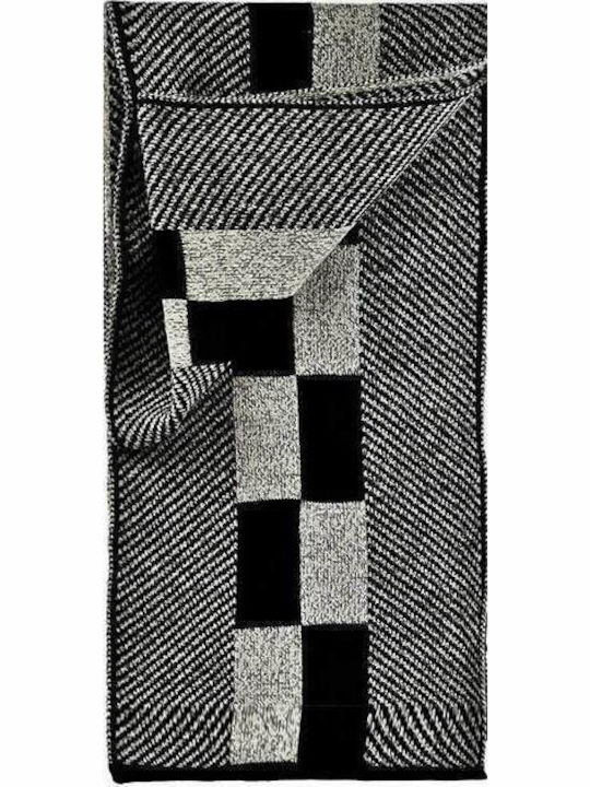 Set with Beanie Knitted in Black color