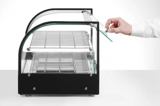 Hendi Vitrină încălzită cu cameră 2 Nivele cu Putere 400W L55.4 x l37.6 x Î43.2 cm
