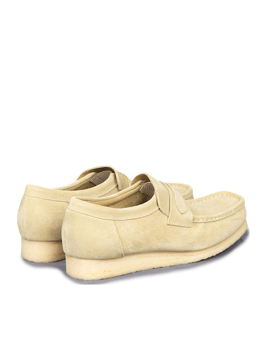 Wallabee Herren Mokassins in Beige Farbe