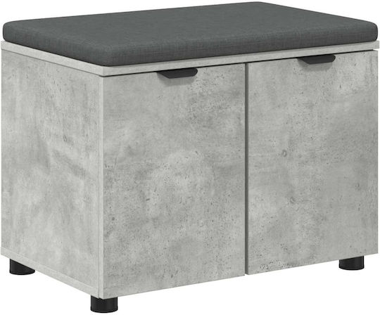 Eingangsmöbel mit Bank Gray 60x38x46cm