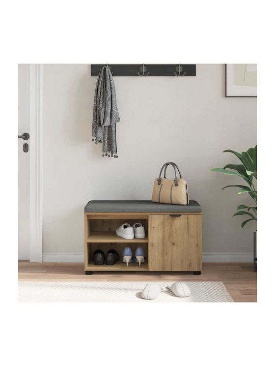 Eingangsmöbel mit Bank Artisan Oak 80x38x46cm