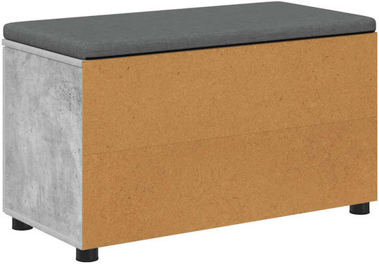Entry Furniture with Bench Gray 80x38x46cm