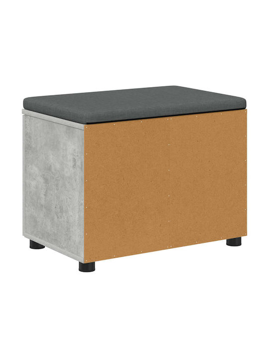 Мебел За Антре с Пейка Сив 60x38x46см