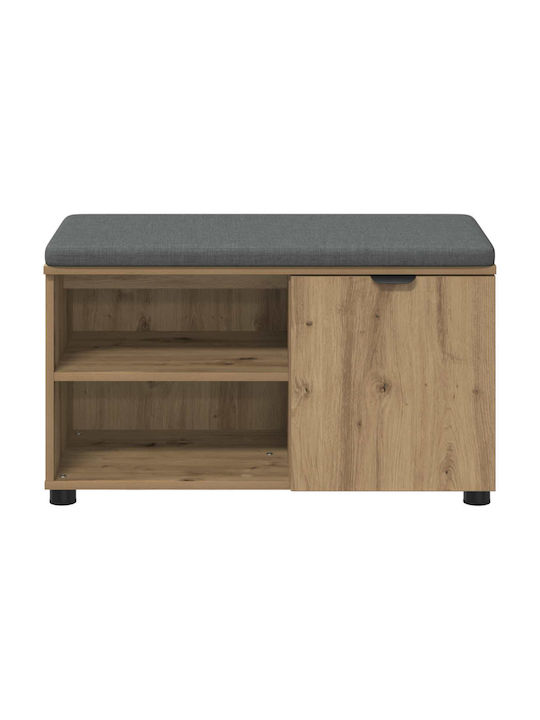 Eingangsmöbel mit Bank Artisan Oak 80x38x46cm