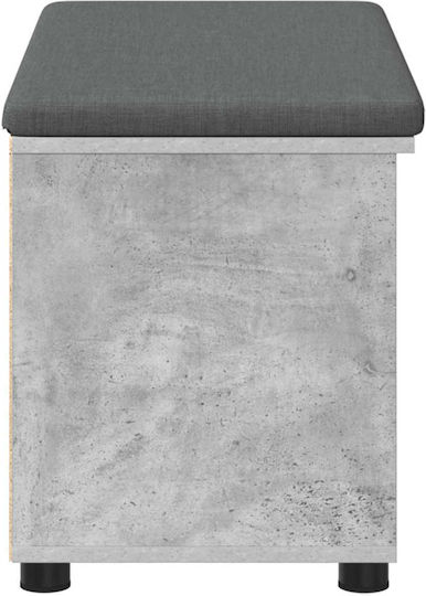 Entry Furniture with Bench Gray 80x38x46cm