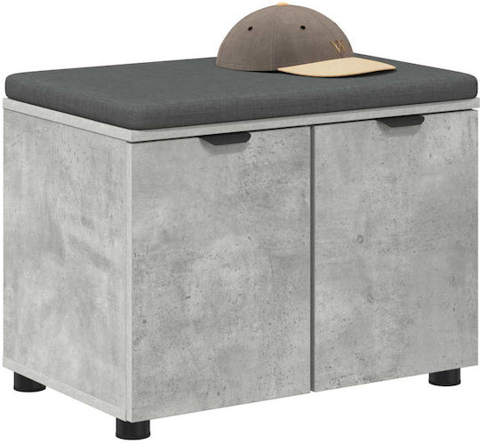Eingangsmöbel mit Bank Gray 60x38x46cm