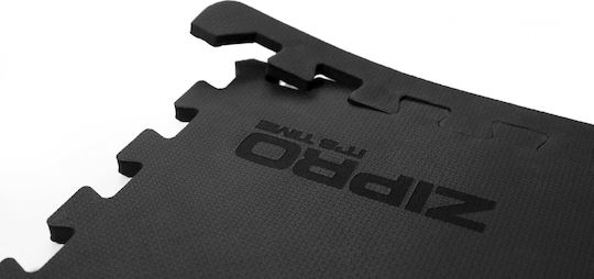 Zipro Podele Puzzle de Gimnastică Negre 4buc