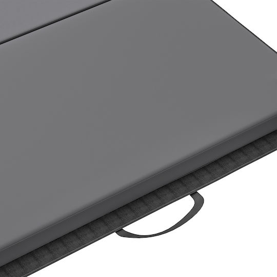HomCom Exercise Mat Gray (180x80x5cm)