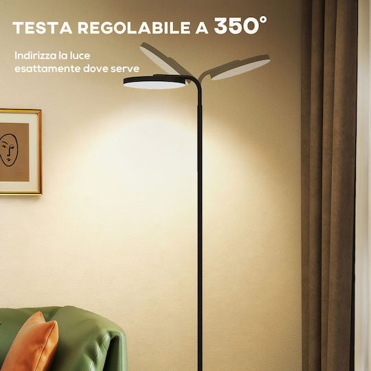 Lampa de podea Negru