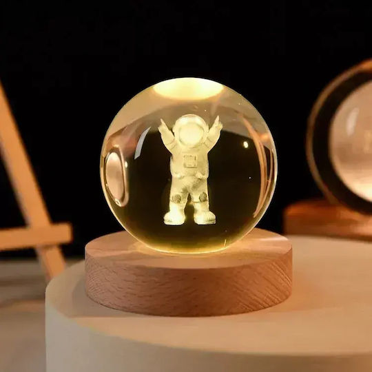 Διακοσμητικό Φωτιστικό Φωτισμό Crystal Ball 3x3εκ.
