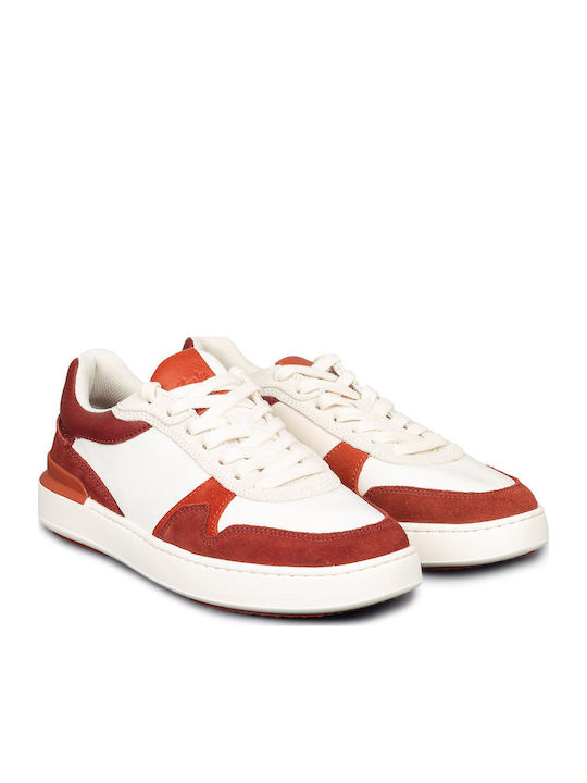 Clarks Courtlite Race Turnschuhe White-red Clarks Courtlite Race Turnschuhe White-red