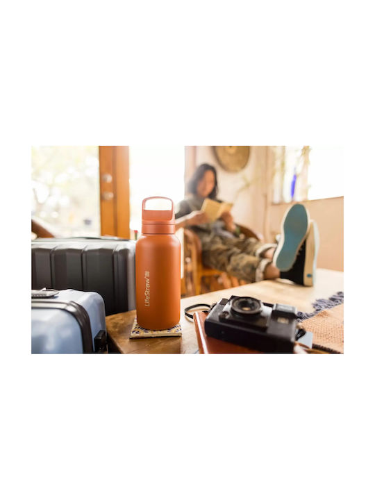 Lifestraw Παγούρι Ανοξείδωτο με Φίλτρο 1000ml Ροζ